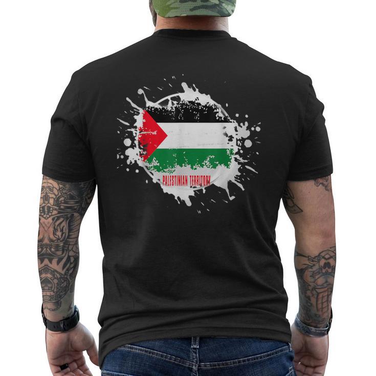 Palestinian Territory Splash Men's T-shirt Back Print