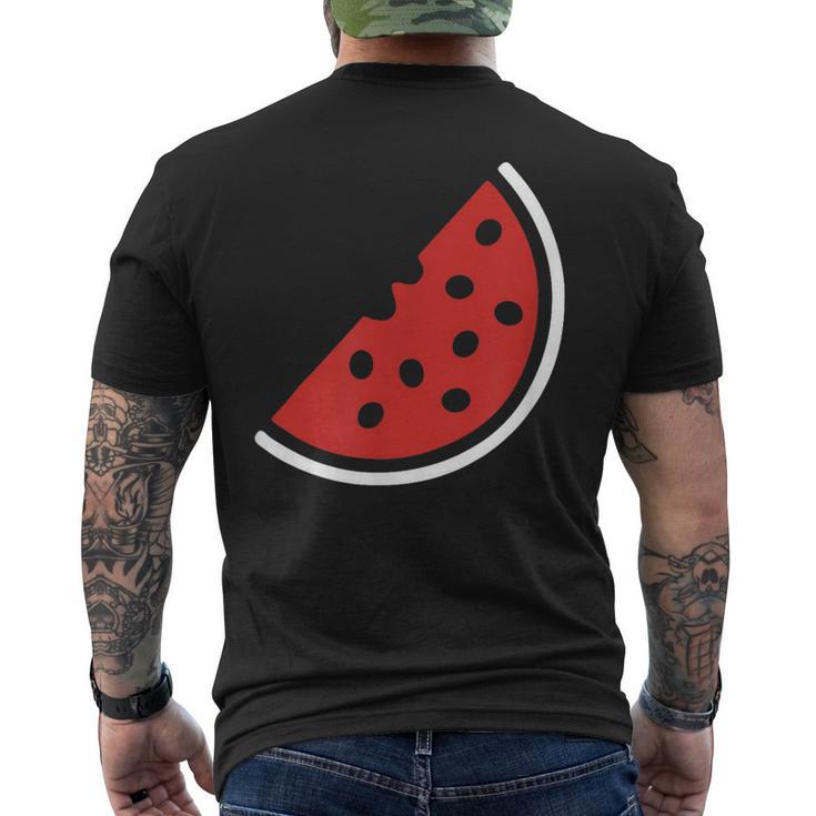 Palestinian Territory Watermelon Men's T-shirt Back Print