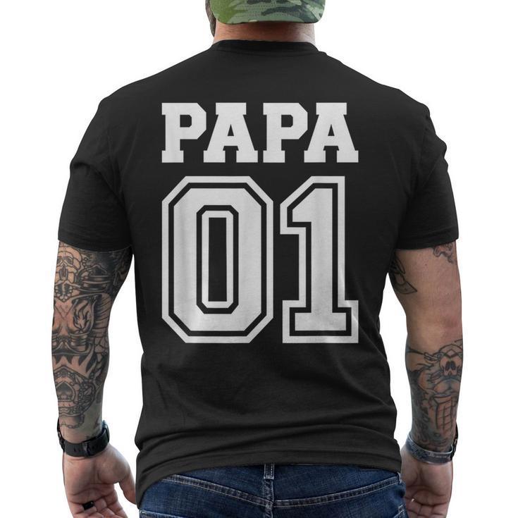 Papa 01 T-Shirt mit Rückendruck