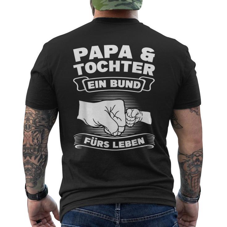 Papa & Tochter Ein Bund Für Leben Papa Dochter T-Shirt mit Rückendruck