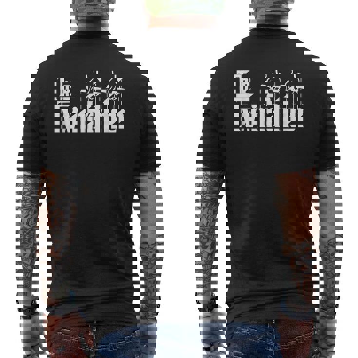Papá De Gemelos Orgulloso Padre De Gemelos Clásico Overachiver Camiseta Hombre Estampado Espalda