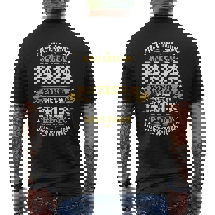 Papá Divertido Regalo Día Del Padre Cumpleaños Padre Camiseta Hombre Estampado Espalda