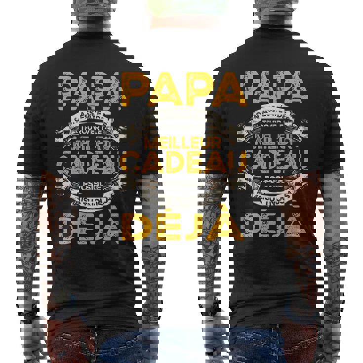 Papa Fête Des Pères Cadeau Homme Cadeau Papa Manche Longue T-shirt imprimé au dos