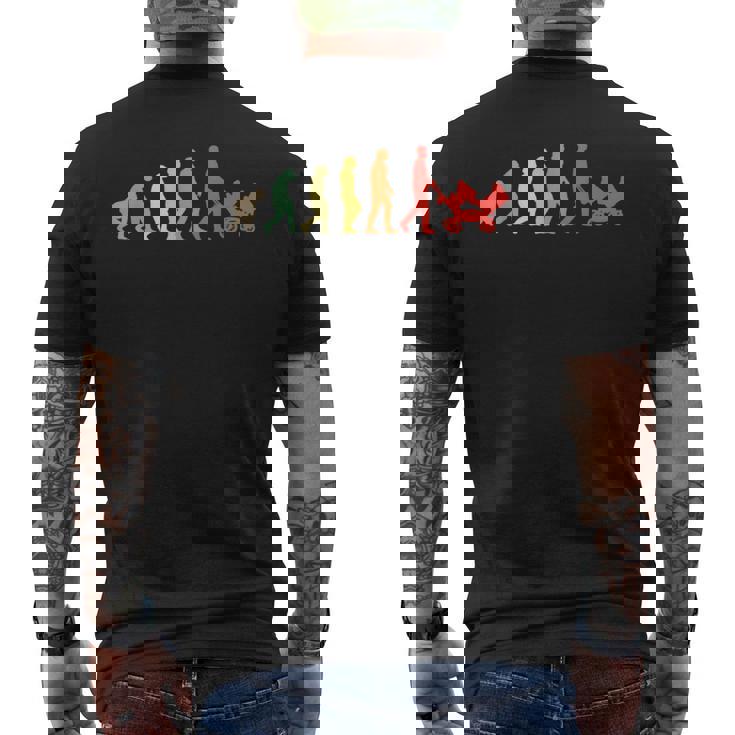 Papá Gemelos Evolución Día Del Padre Regalo Mellizos Papa Camiseta Hombre Estampado Espalda