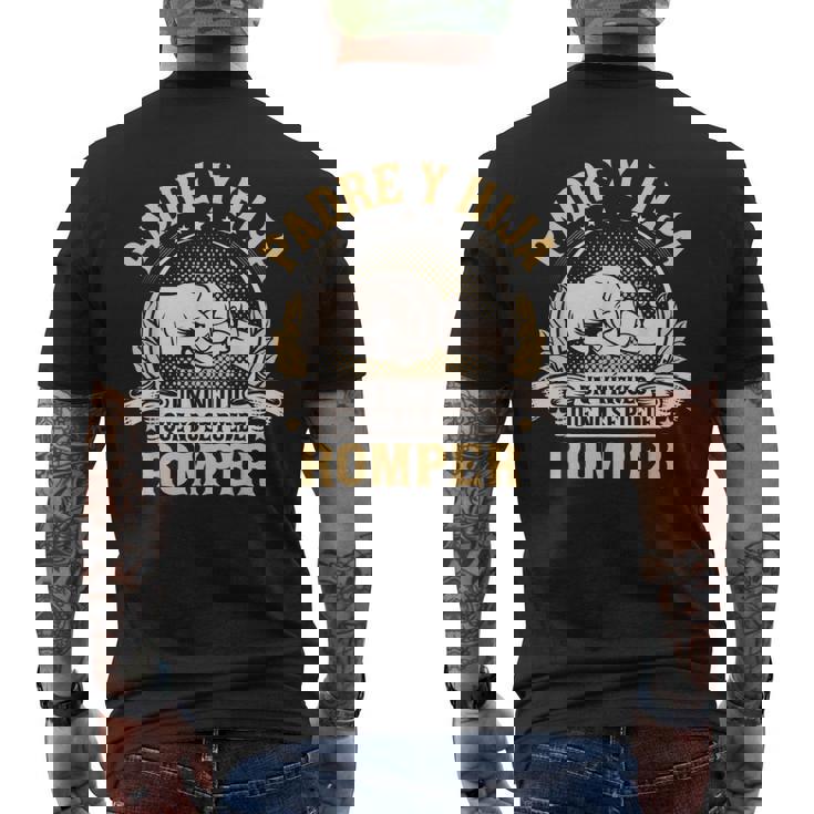 Papá Regalo Del Día Del Padre Divertido Padre E Hija Camiseta Hombre Estampado Espalda