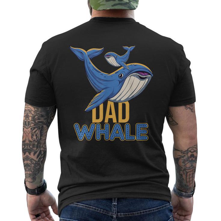 Papa Wal Passend Familien Stamm Geschenk Wal T-Shirt mit Rückendruck