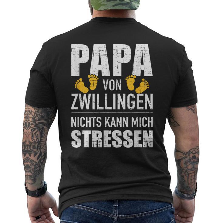 Papaon Zwillingen Nichts Kann Mich Stressen Fürater' T-Shirt mit Rückendruck