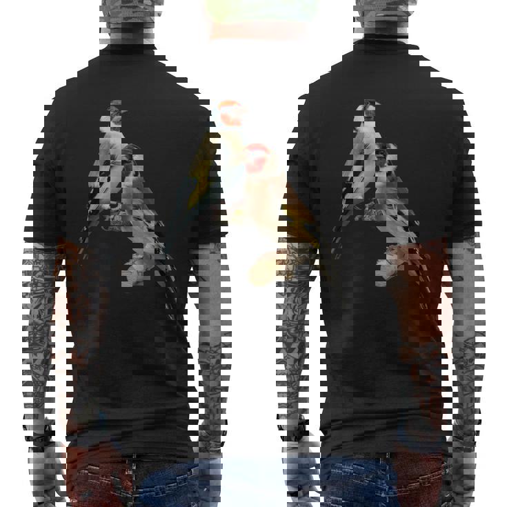 Par De Jilgueros Regalo Para Los Amantes De Los Jilgueros Camiseta Hombre Estampado Espalda