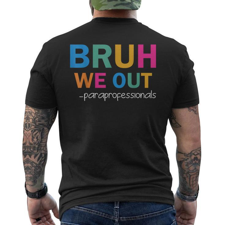 Paraprofessional Para Paraeducator Men's T-shirt Back Print
