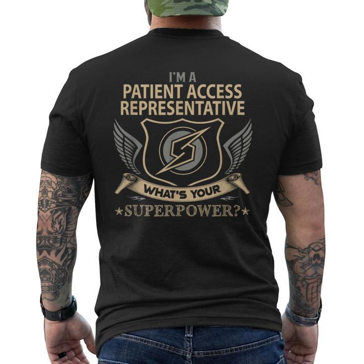 Patient Access Representative Job Men's T-shirt Back Print