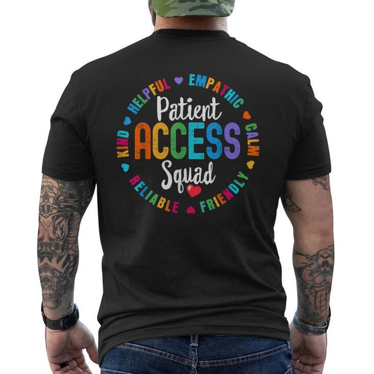 Patient Access Squad Best Patient Care Technician Worker Men's T-shirt Back Print