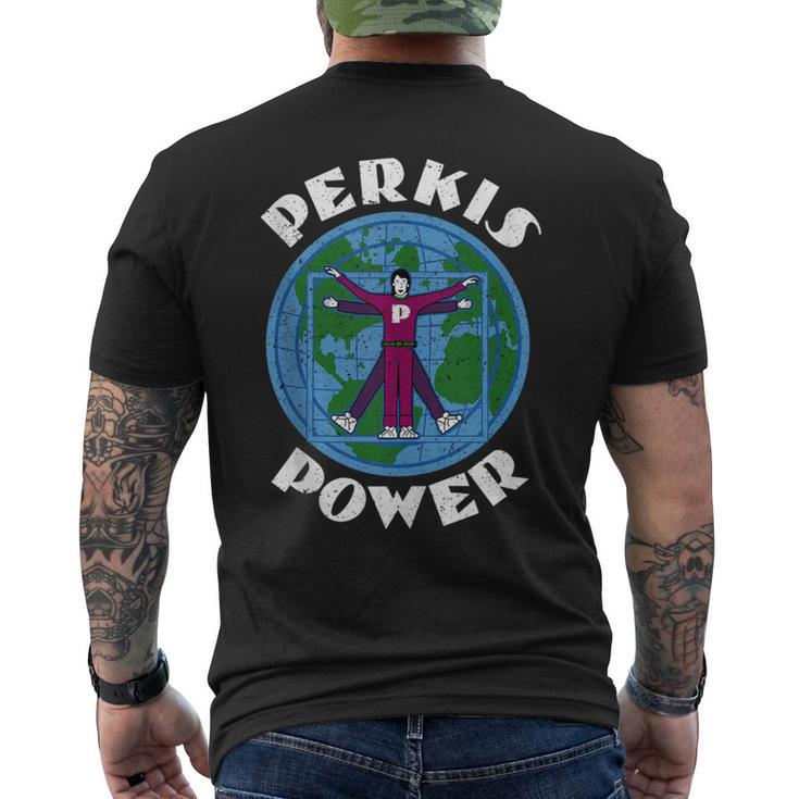 Perkis Power Camp Counselor For Men Men's T-shirt Back Print