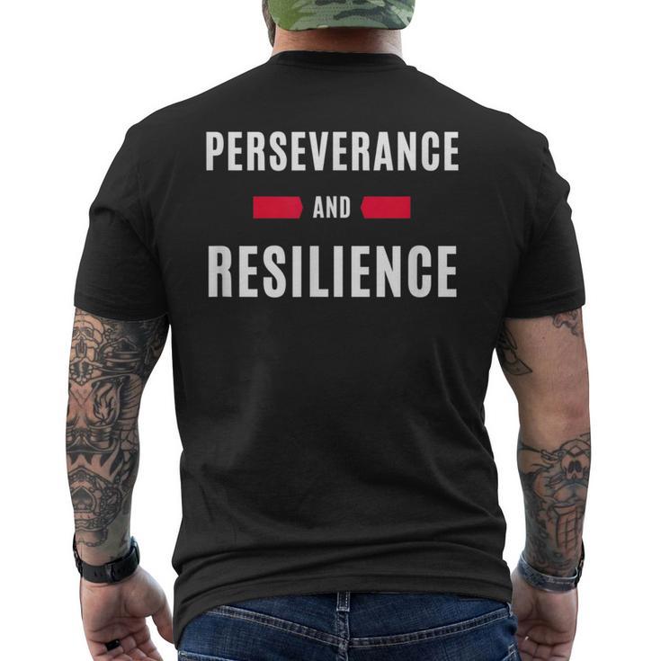 Perseverance And Resilience Men's T-shirt Back Print