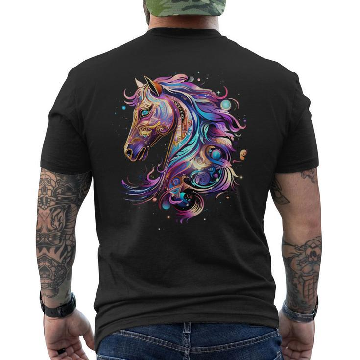 Pferd Für Dorfkinder & Pferdeliebhaber Geschenk T-Shirt mit Rückendruck