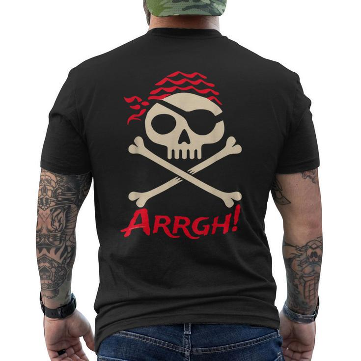 Pirate Argh Boys And Girls Arrgh Pirate Men's T-shirt Back Print