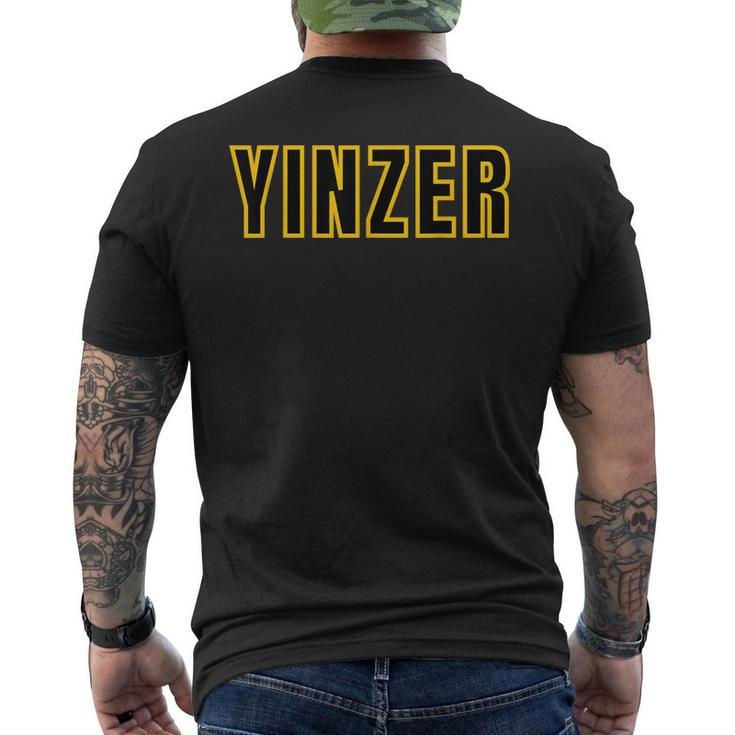 Pittsburgh Sl City Yinzer Pittsburgh Surrounded Jagoffs Men's T-shirt Back Print