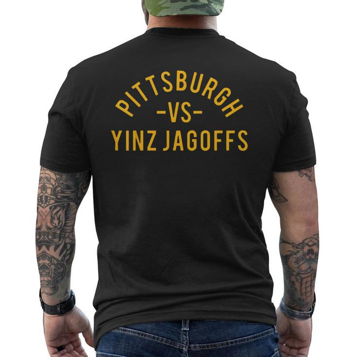 Pittsburgh Vs Yinz Jagoffs Men's T-shirt Back Print