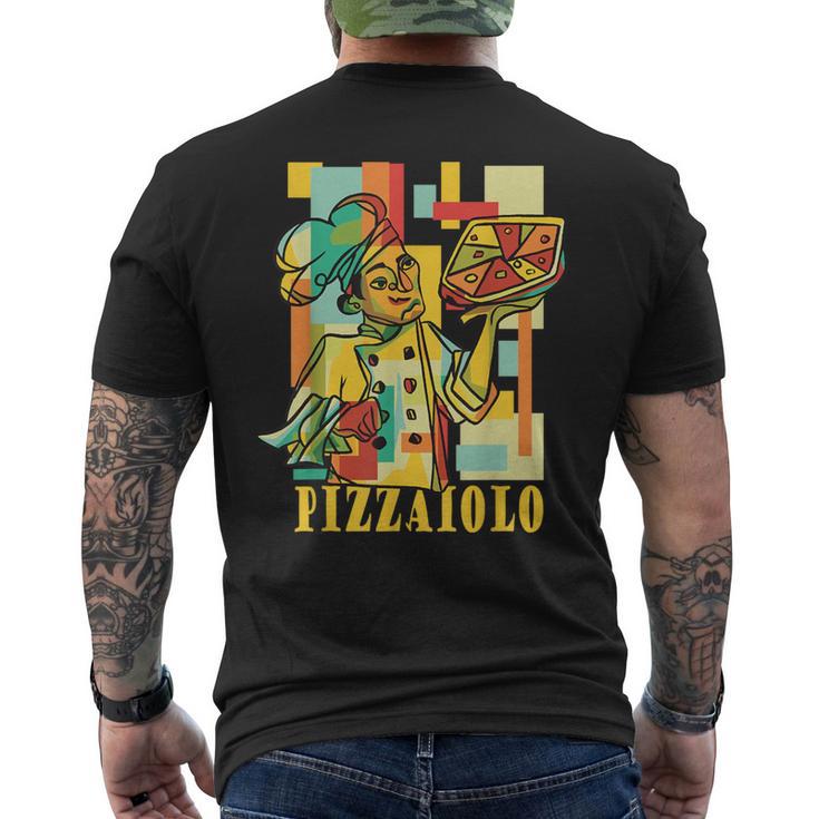 Pizzabäcker Pizzaiolo T-Shirt mit Rückendruck