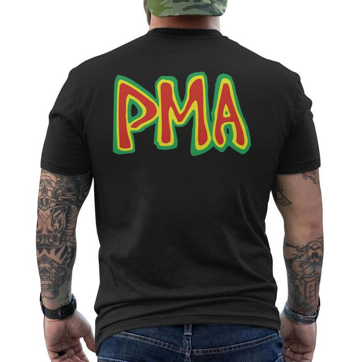 Pma Positive Mental Attitude Classic Hardcore Punk Dc Ny Men's T-shirt Back Print
