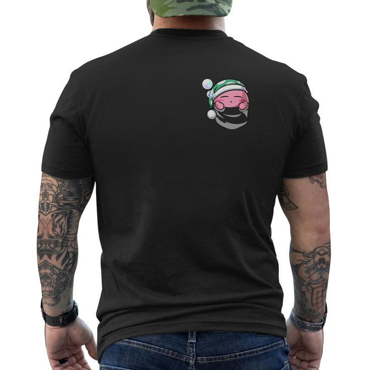 Pocket Kirby Mens Back Print T-shirt - Thegiftio