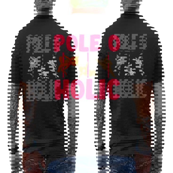 Pole Dance Baile Bailarina Pole Dance Camiseta Hombre Estampado Espalda