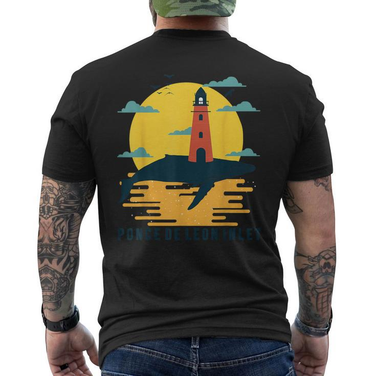 Ponce De Leon Inlet Light Florida Lighthouse Souvenir Men's T-shirt Back Print