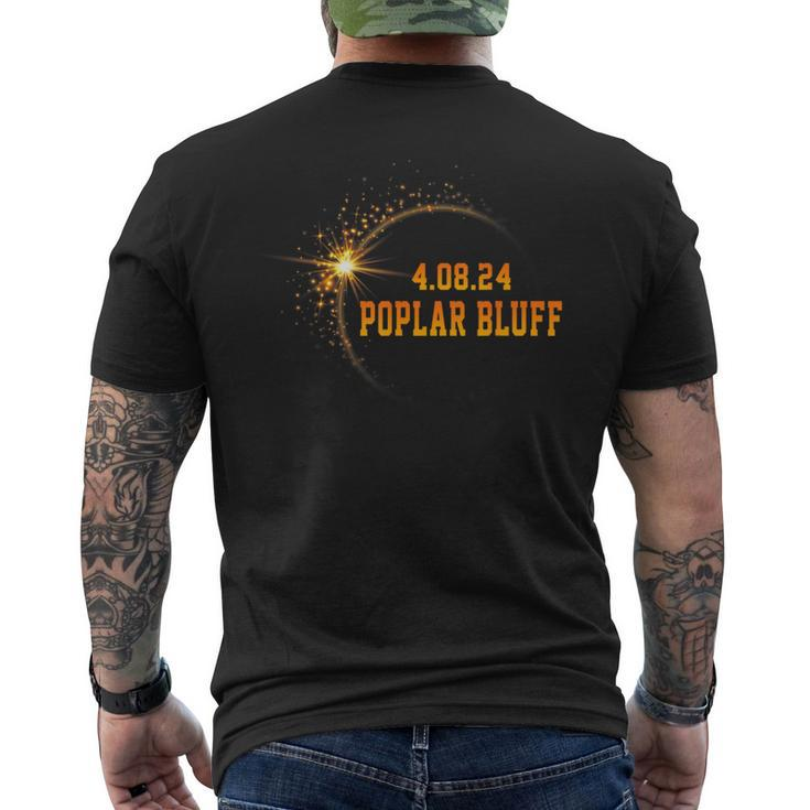 Poplar Bluff Of Usa Total Solar Eclipse April 8Th 2024 Men's T-shirt Back Print