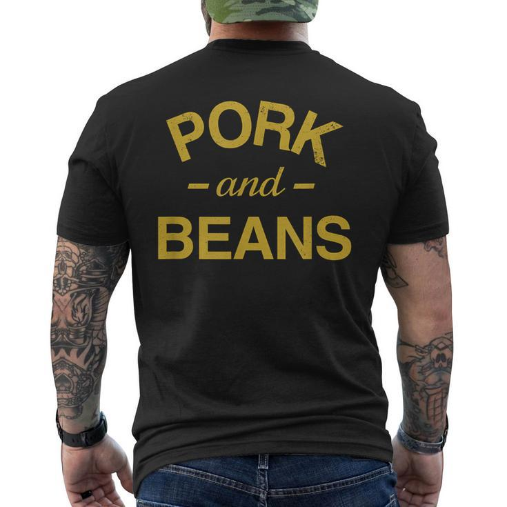 Pork And Beans Trash Food Men's T-shirt Back Print
