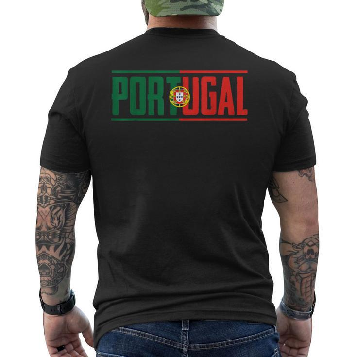 Portugal For Any Portuguese Men's T-shirt Back Print