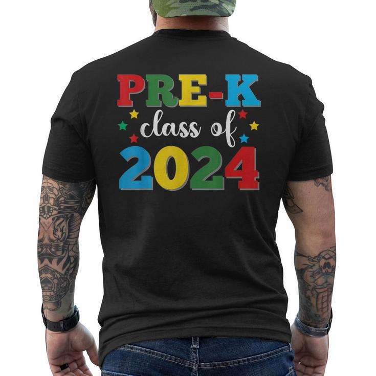 Pre-K Graduate Class Of 2024 Preschool Graduation Summer Men's T-shirt Back Print