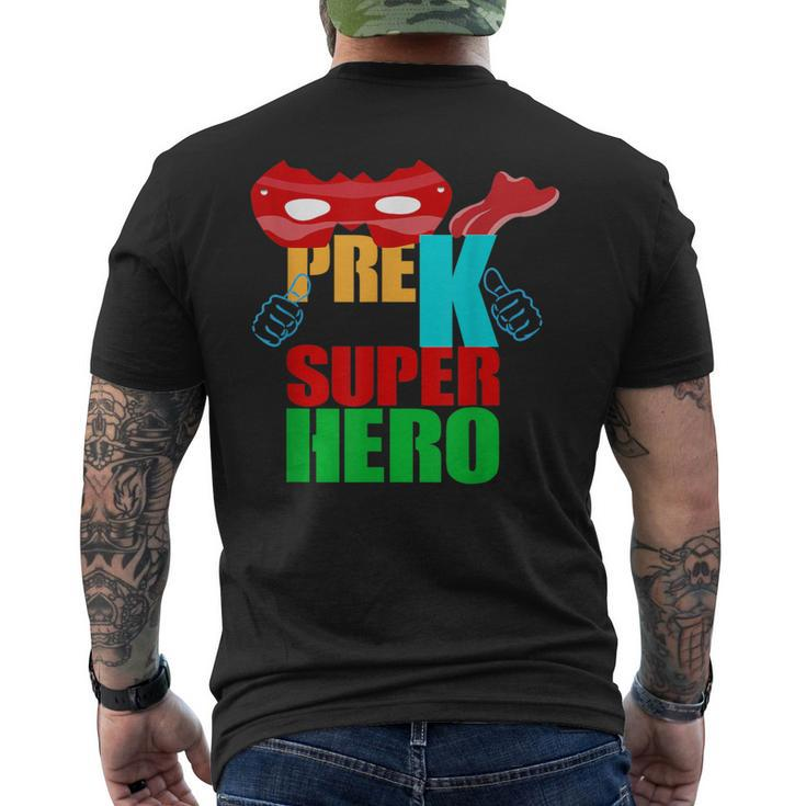 Pre K Superhero T Pre K Crew Men's T-shirt Back Print