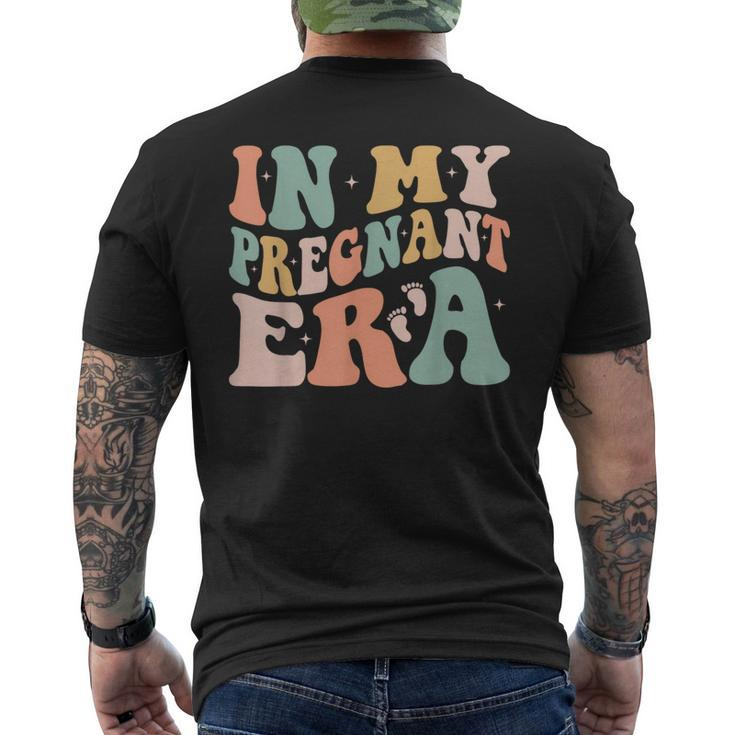 In My Pregnant Era Pregnancy Announcement Pregnant Men's T-shirt Back Print