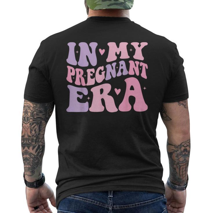 In My Pregnant Era Pregnancy Announcement Pregnant Men's T-shirt Back Print