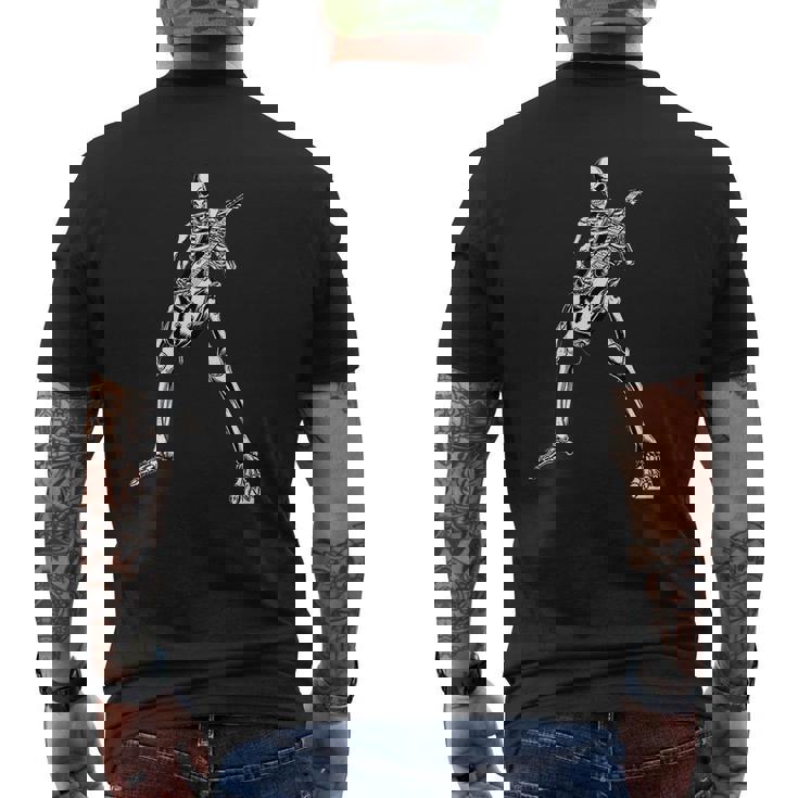 Skeleton Playing Guitar Electric Acoustic Classical T-Shirt