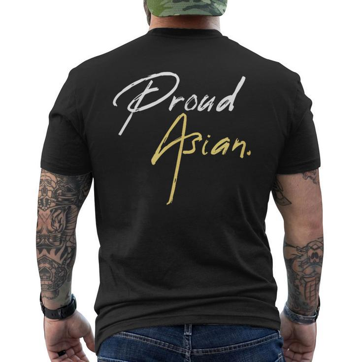 Pride For Proud Asian American Men's T-shirt Back Print