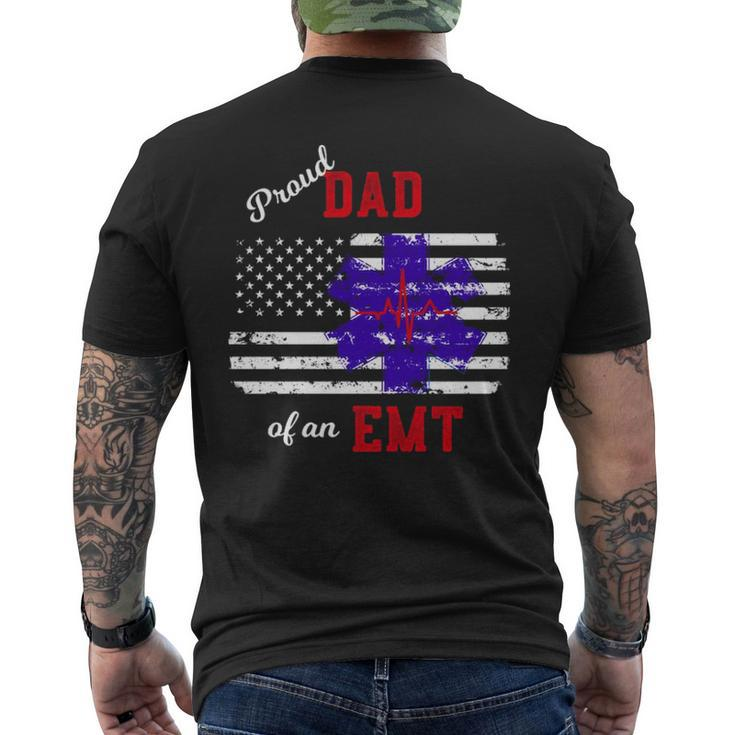 Proud Dad Of An Emt Men's T-shirt Back Print