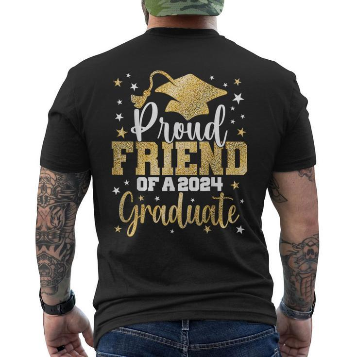 Proud Friend Of A 2024 Graduate Class Senior Graduation Men's T-shirt Back Print