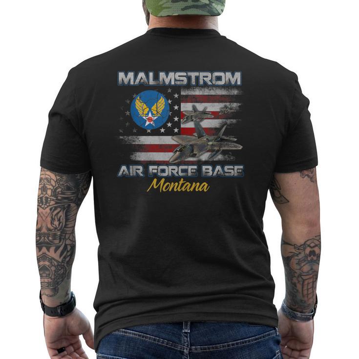 Proud Malmstrom Afb Air Force Base Montana Mt Veterans Day Men's T-shirt Back Print