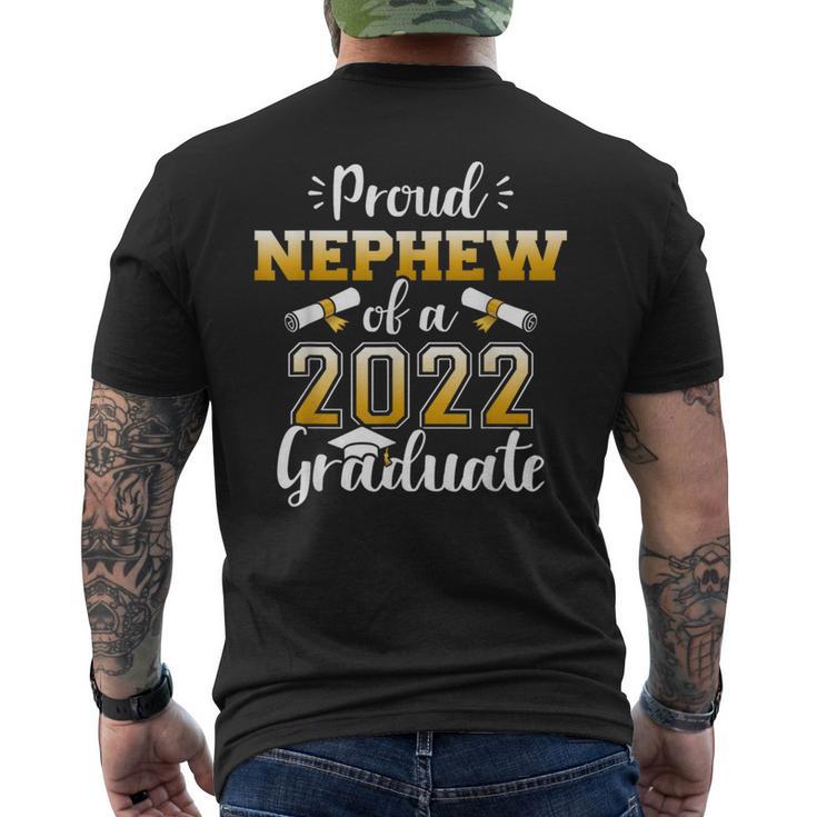 Proud Nephew Of A Class Of 2022 Graduate Senior Graduation Men's T-shirt Back Print