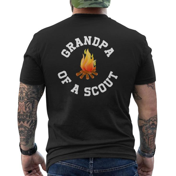 Proud Scout Grandpa I Scout Grandfather Mens Back Print T-shirt