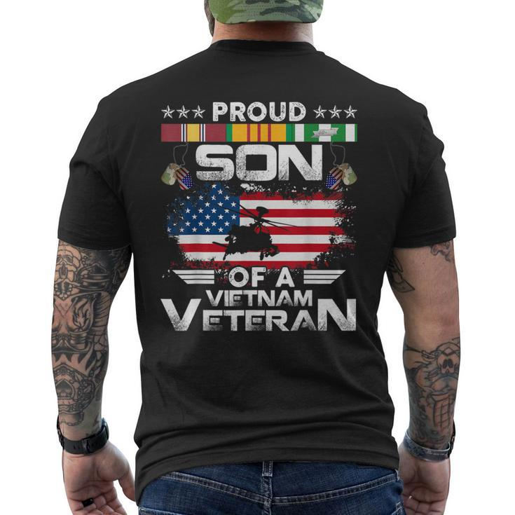 Proud Son Of A Vietnam Veteran  Men's T-shirt Back Print
