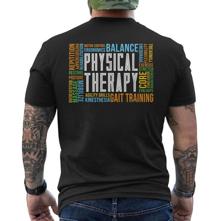 Pt Physical Exercise Physical Therapy Men's T-shirt Back Print