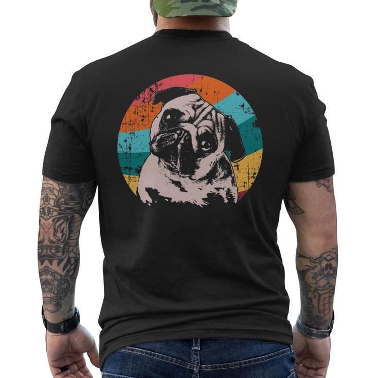 Pug Mops Carlin Dog Breed Men's T-shirt Back Print