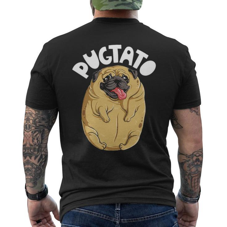 Pugtato Pug Potato Dog Lovers Costume Meme Men's T-shirt Back Print