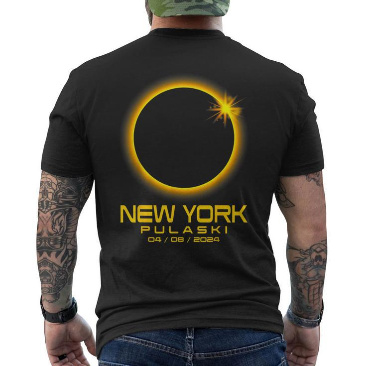 Pulaski New York Ny Total Solar Eclipse 2024 Men's T-shirt Back Print