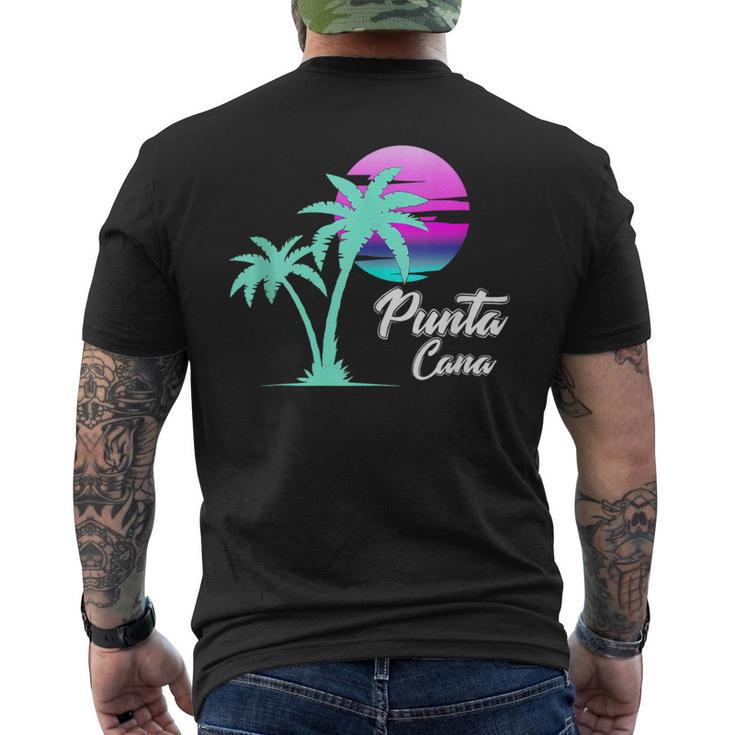 Punta Cana Dominican Republic Family Vacation Group Travel Men's T-shirt Back Print