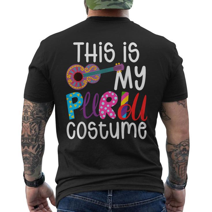 This Is My Purim Costume Jewish Happy Purim Men's T-shirt Back Print