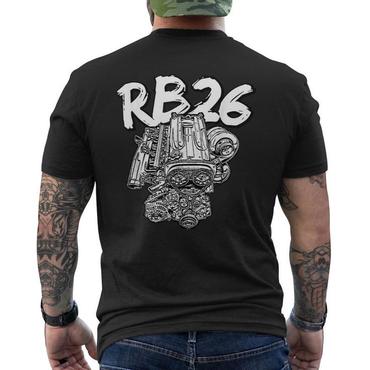 R33 Jdm Cars Motorsport Jdm R34 Rb26 Engine Rb26 Turbo Men's T-shirt Back Print