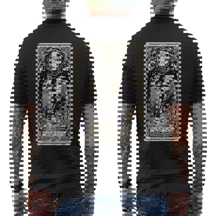 Raccoon Opossum Street Cats Tarot Card Witchcraft Possum Men's T