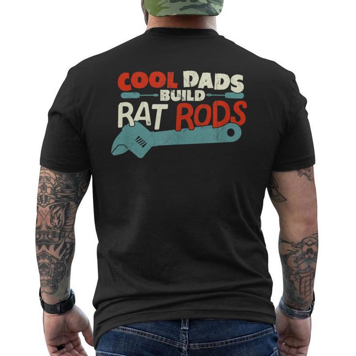 Race Car Technician Cool Dads Build Rat Rods Men's T-shirt Back Print